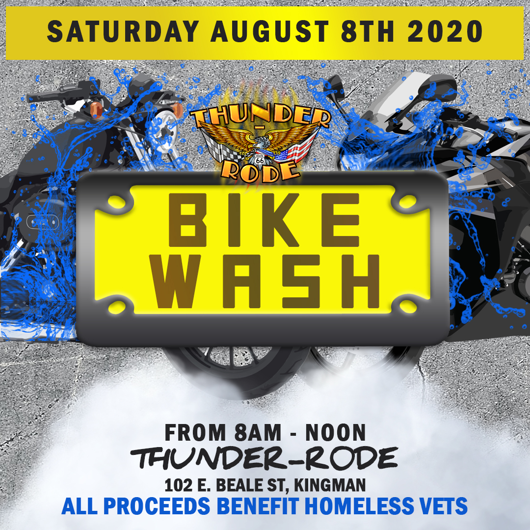 Bike Wash Benefiting Homeless Veterans at Thunder-Rode in Kingman, AZ