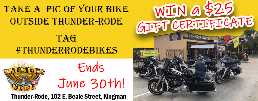 Enter to Win a $25 Gift Certificate for Biker Gear by Taking a Photo of Your Bike
