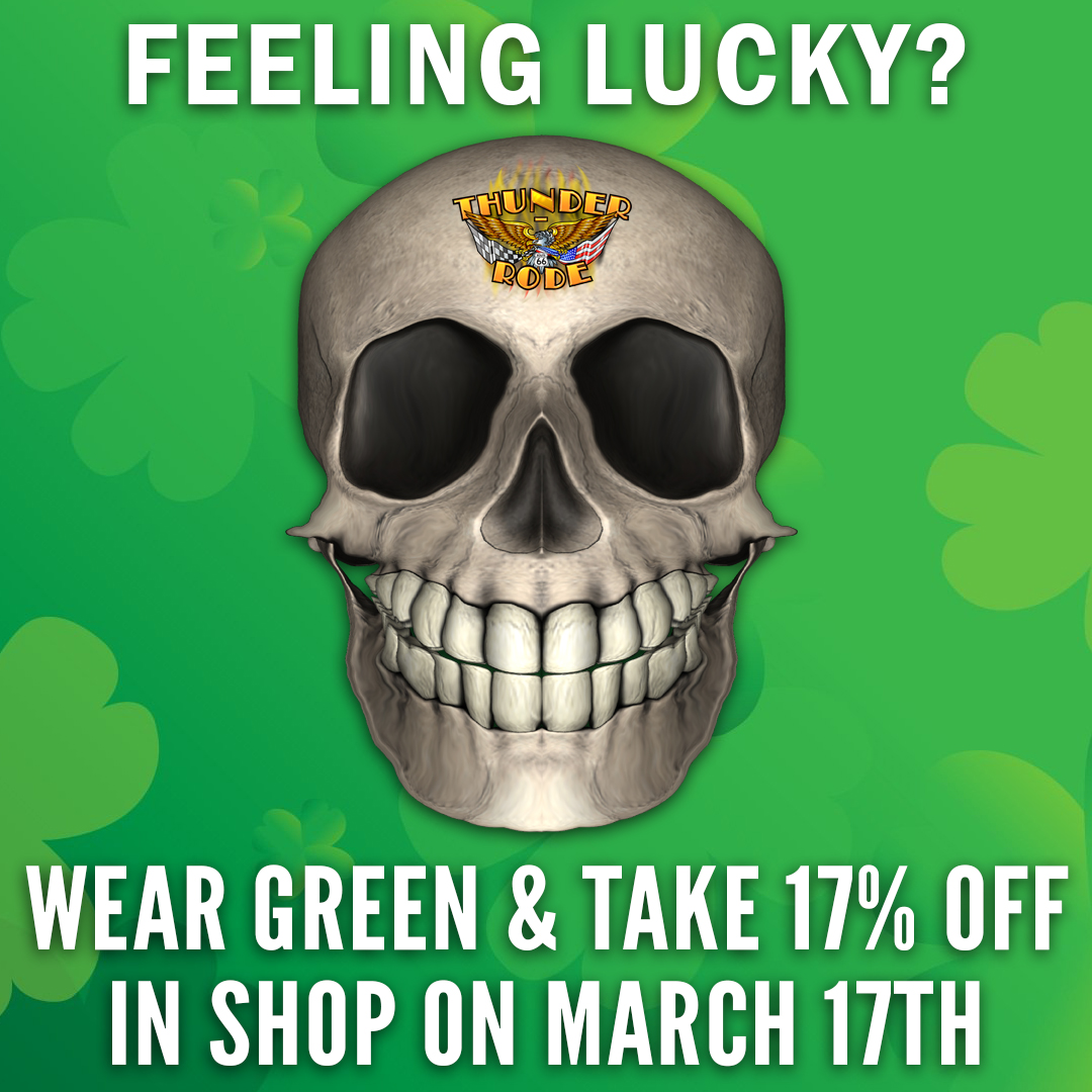 Biker St. Patrick's Day Sale