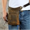 Leather Men's Waist Belt Pack model