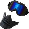 skullbird goggles blue reflectech lenses