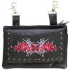 Tribal Butterfly Belt Bag purple