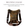 Leather Men's Waist Belt Pack back