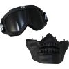 Over the Glasses Goggles with Black Skull Facemask- SkullBird