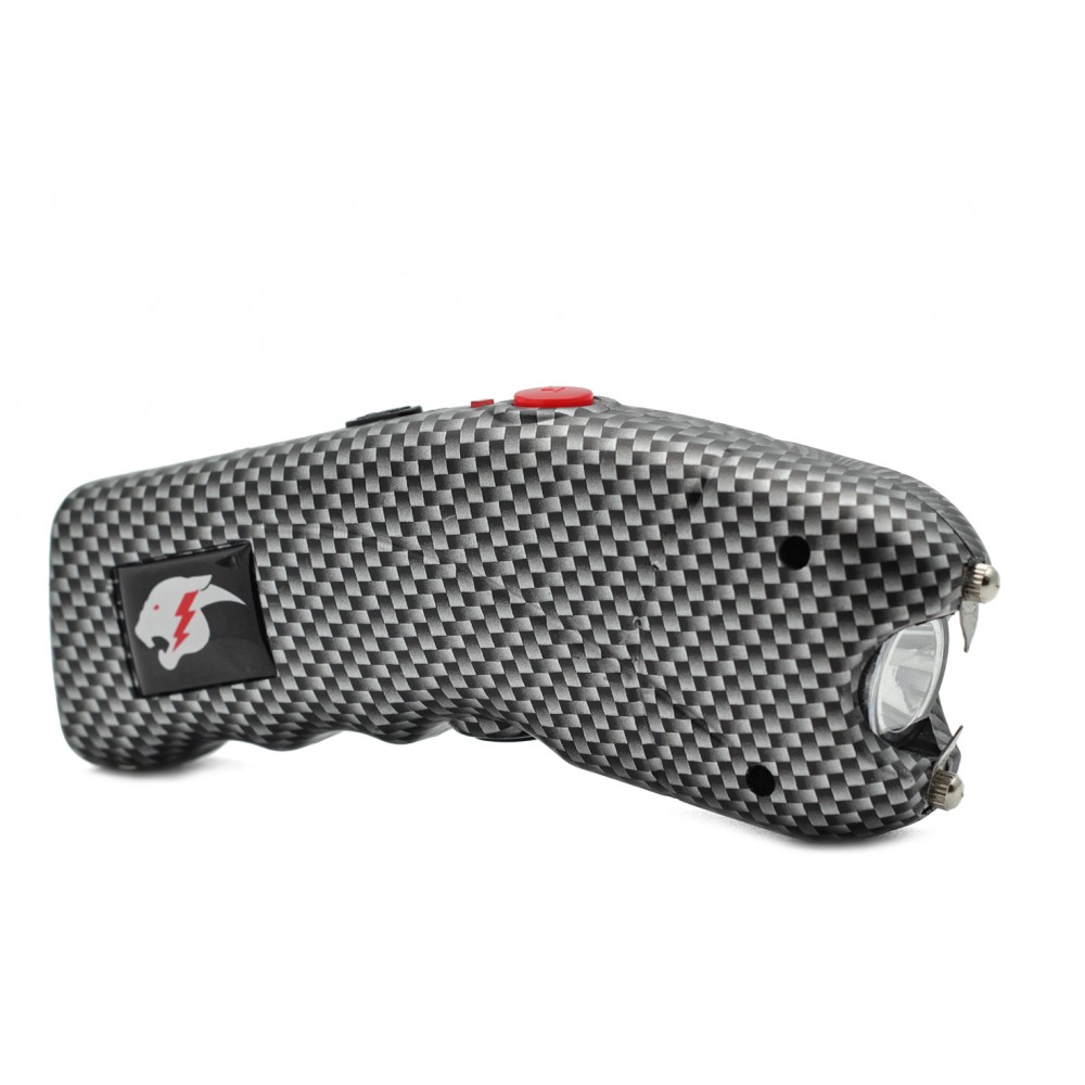 Cyclone Cheetah Stun Gun with Alarm Carbon Fiber