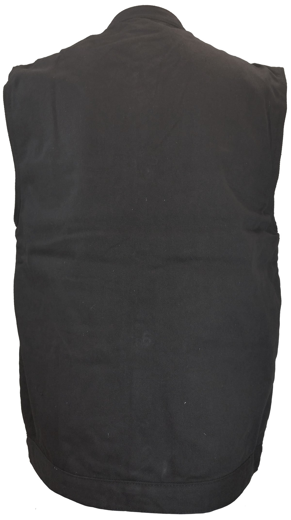 Black Denim Conceal Carry Vest