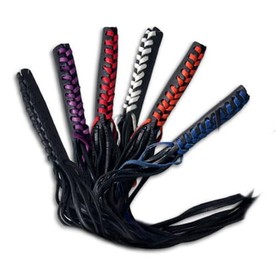 Lace-Up Motorcycle Clutch Cover with Fringe