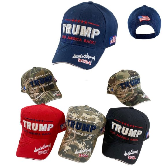 Trump 2024 Take America Back Signed Hat