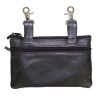 Studded Leather Belt Bag With Turquoise Wings