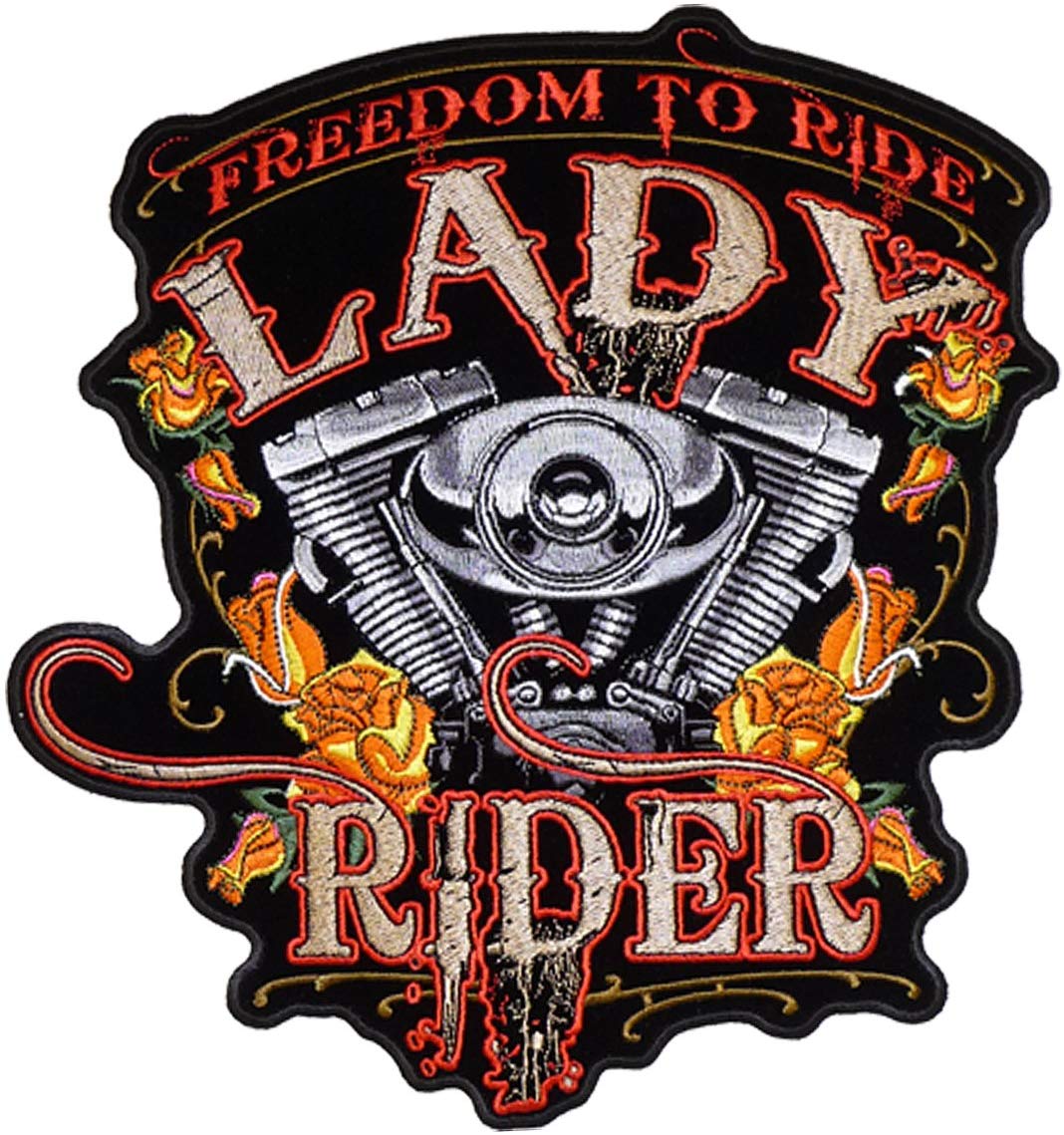 Freedom To Ride Lady Rider Patch
