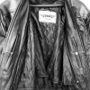 Ladies Premium Fringe Leather Jacket - Black - "Be Fringed" - Inside