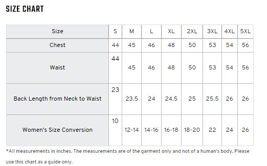 Men's Black Bulletproof Style Tactical Street Cowhide Leather Vest size chart