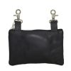Studded Purple Sugar Skull Leather Belt Bag