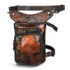 Leather Men's Waist Belt Pack model